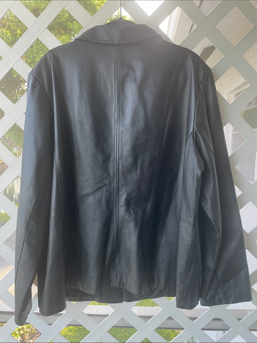 East 5th Vintage EUC Full Zip Leather Jacket - Picture 4 of 14
